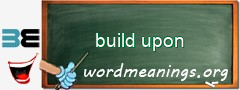 WordMeaning blackboard for build upon